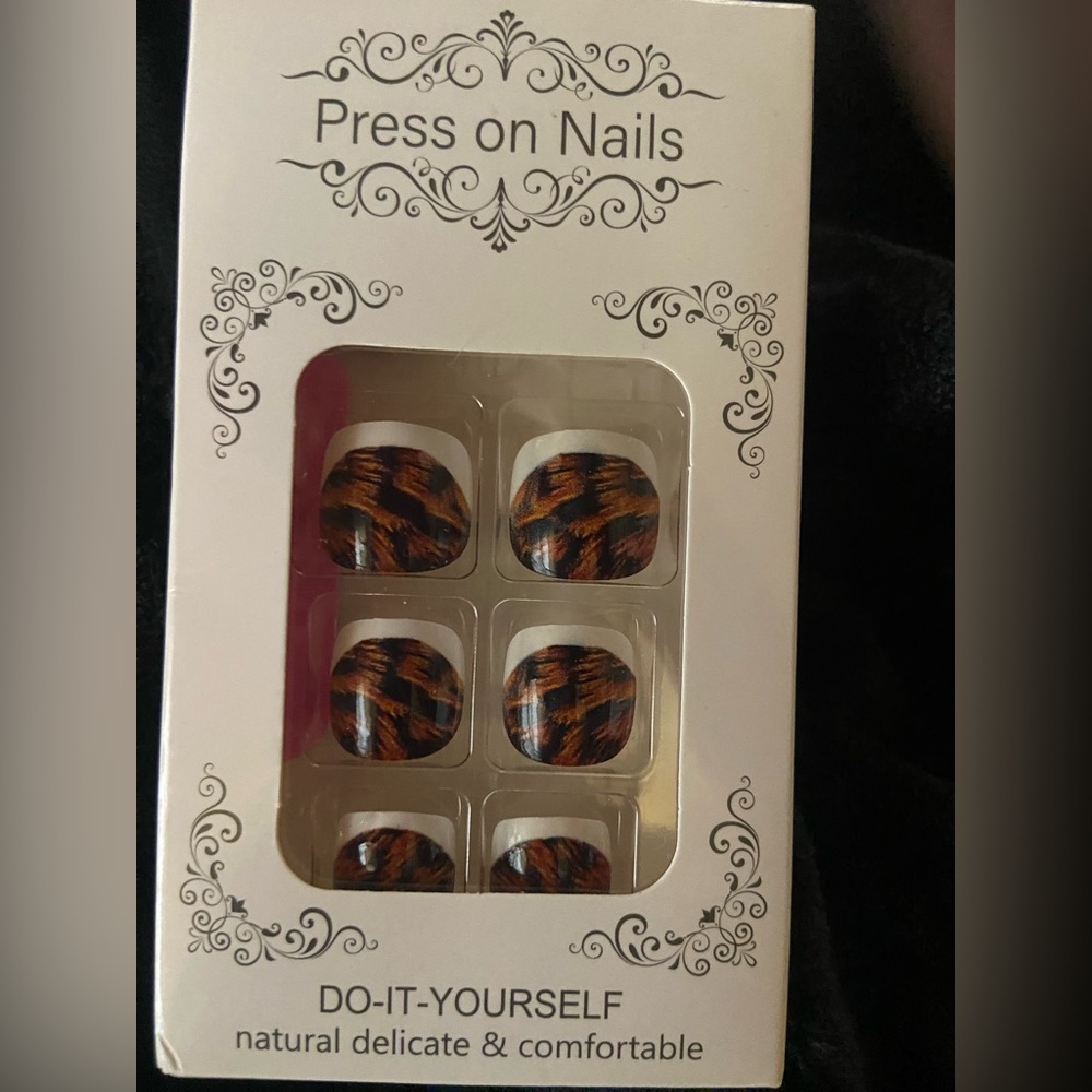 Press On Nails - Tiger Print Press-On Nail Set